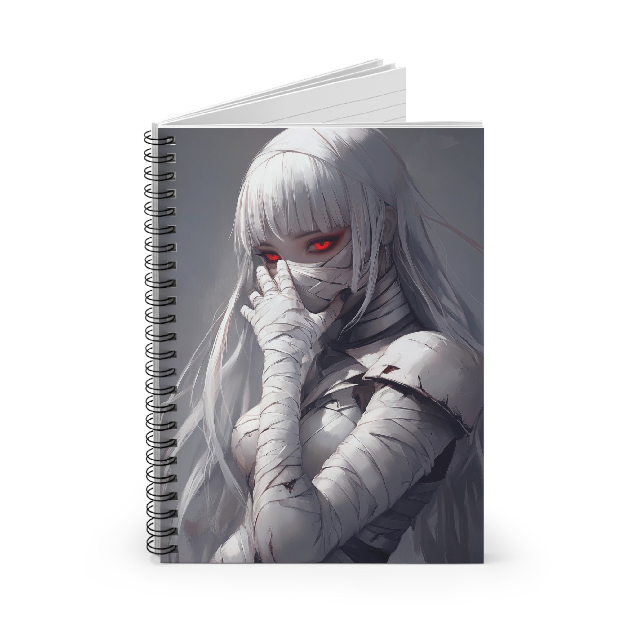 Anime Art Spiral Notebook - Ruled Line, Perfect Gift for Students, Journal for School, Creative Writing, Planning and Sketching