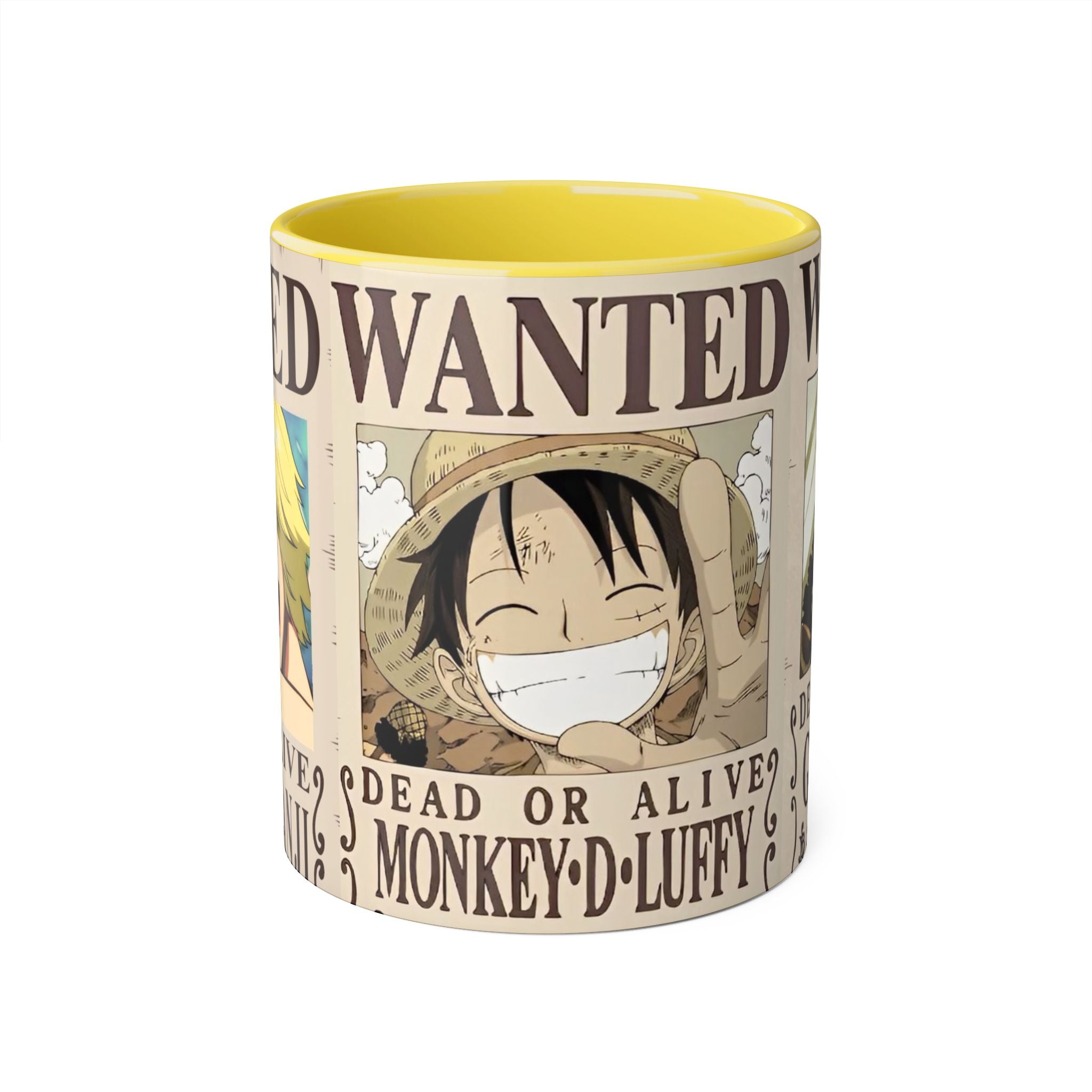 Anime Character Accent Mug - Perfect for Fans, Gift for Holidays, Collectible, Coffee Lovers, Unique Home Decor