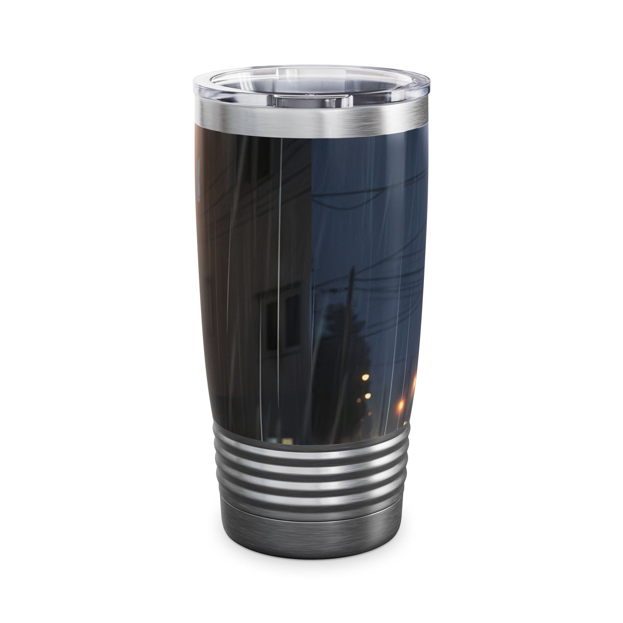Anime Girl Ringneck Tumbler - 20oz, Travel Mug, Coffee Cup, Gift for Anime Lovers, Stylish Drinkware, Unique Anime Merchandise