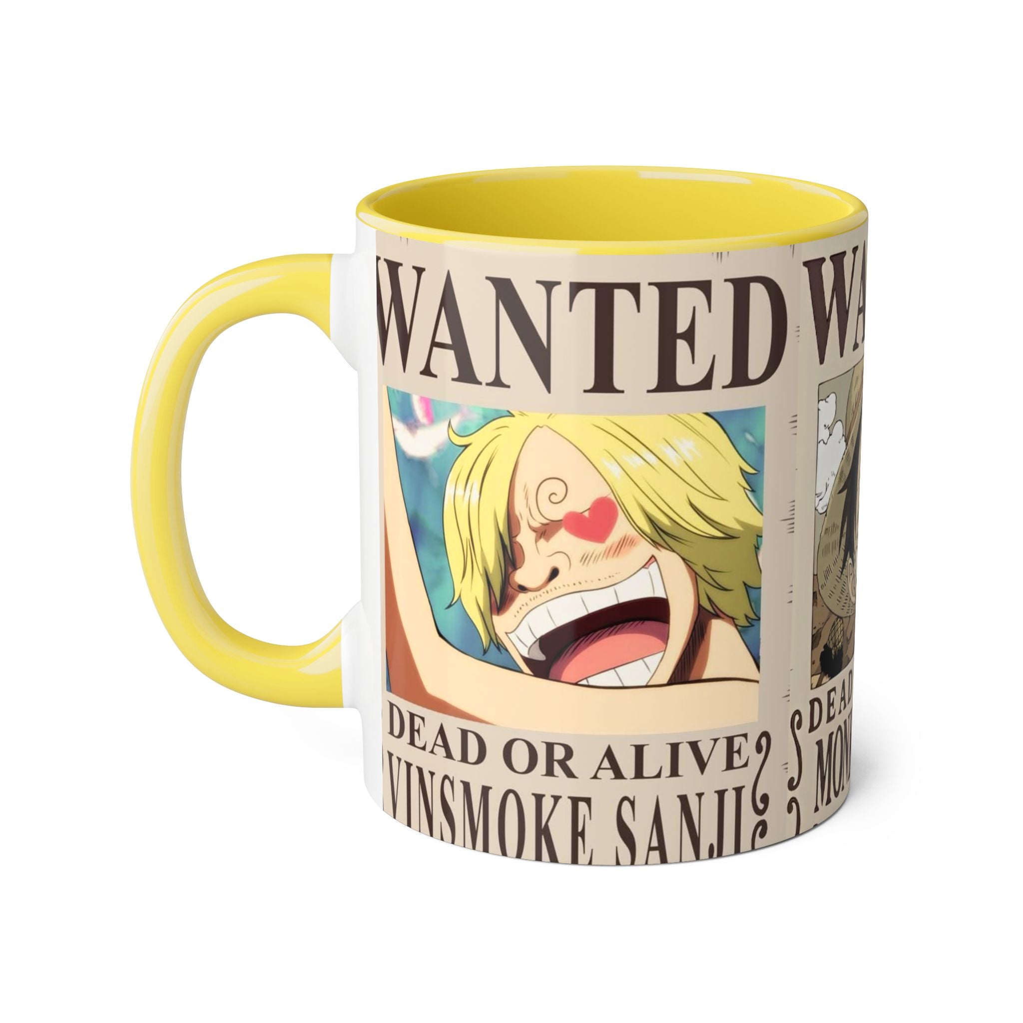Anime Character Accent Mug - Perfect for Fans, Gift for Holidays, Collectible, Coffee Lovers, Unique Home Decor