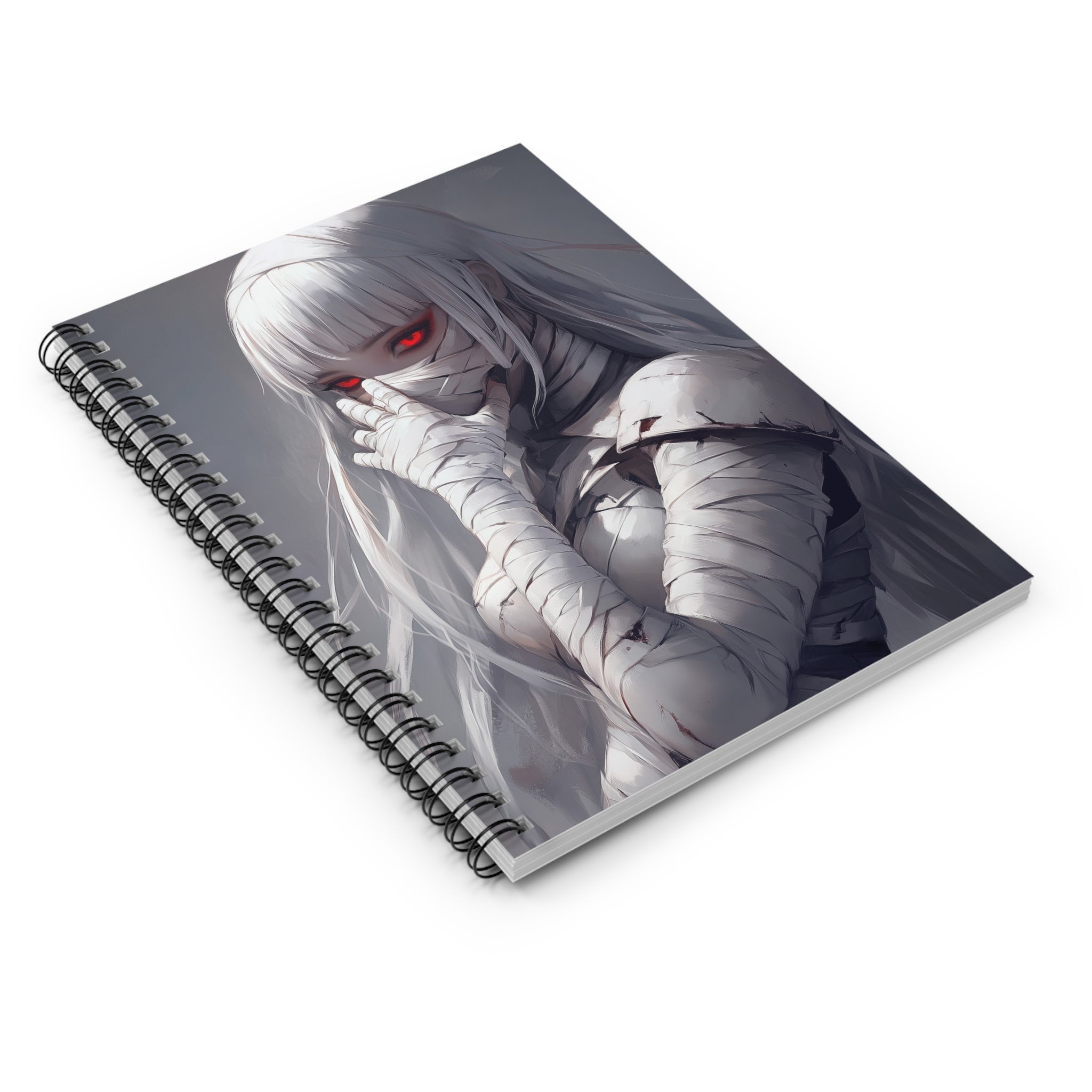 Anime Art Spiral Notebook - Ruled Line, Perfect Gift for Students, Journal for School, Creative Writing, Planning and Sketching