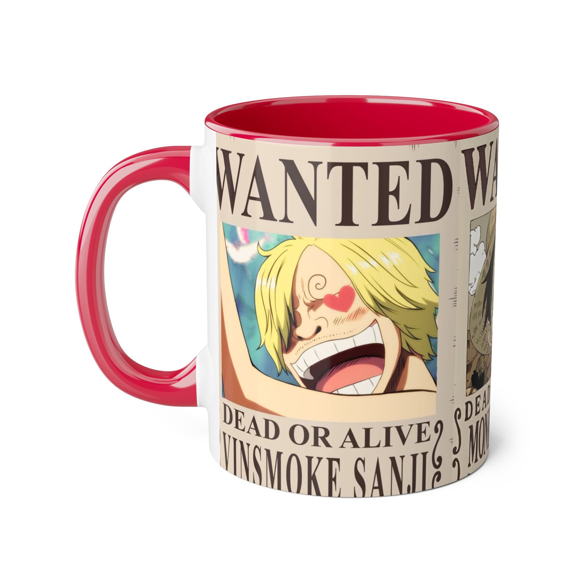 Anime Character Accent Mug - Perfect for Fans, Gift for Holidays, Collectible, Coffee Lovers, Unique Home Decor