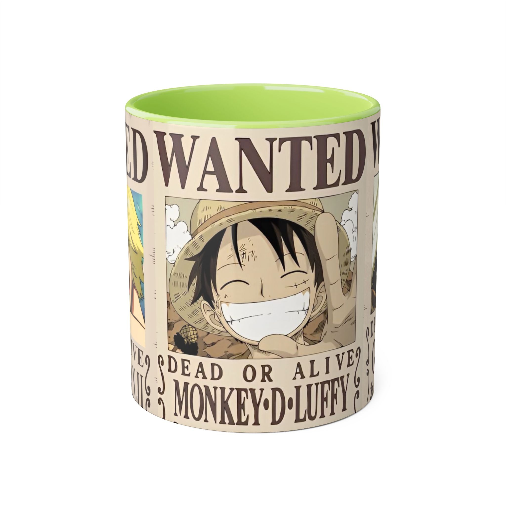 Anime Character Accent Mug - Perfect for Fans, Gift for Holidays, Collectible, Coffee Lovers, Unique Home Decor