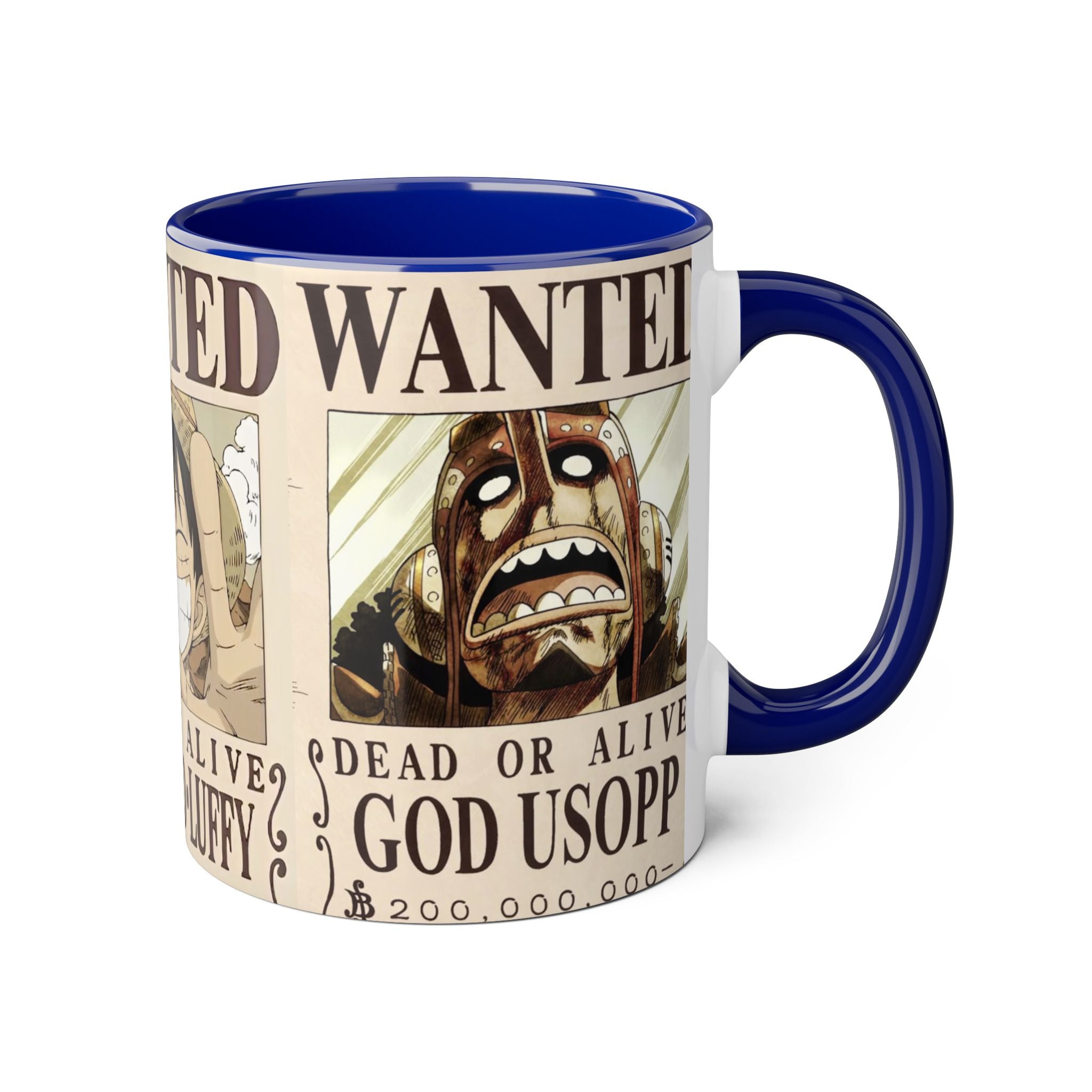 Anime Character Accent Mug - Perfect for Fans, Gift for Holidays, Collectible, Coffee Lovers, Unique Home Decor