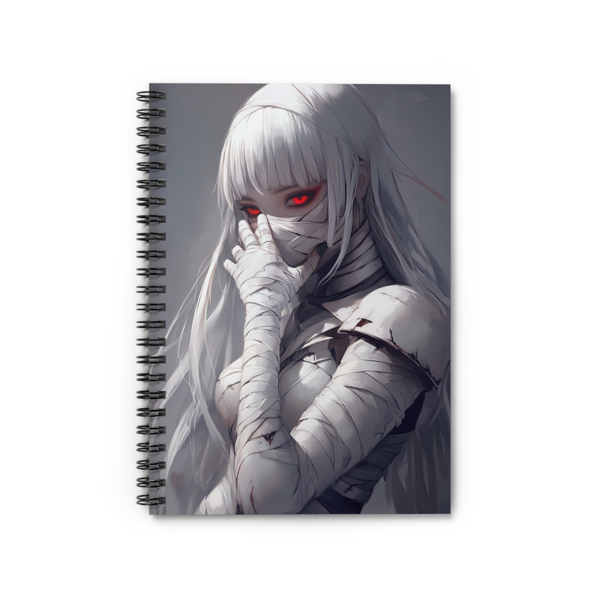 Anime Art Spiral Notebook - Ruled Line, Perfect Gift for Students, Journal for School, Creative Writing, Planning and Sketching