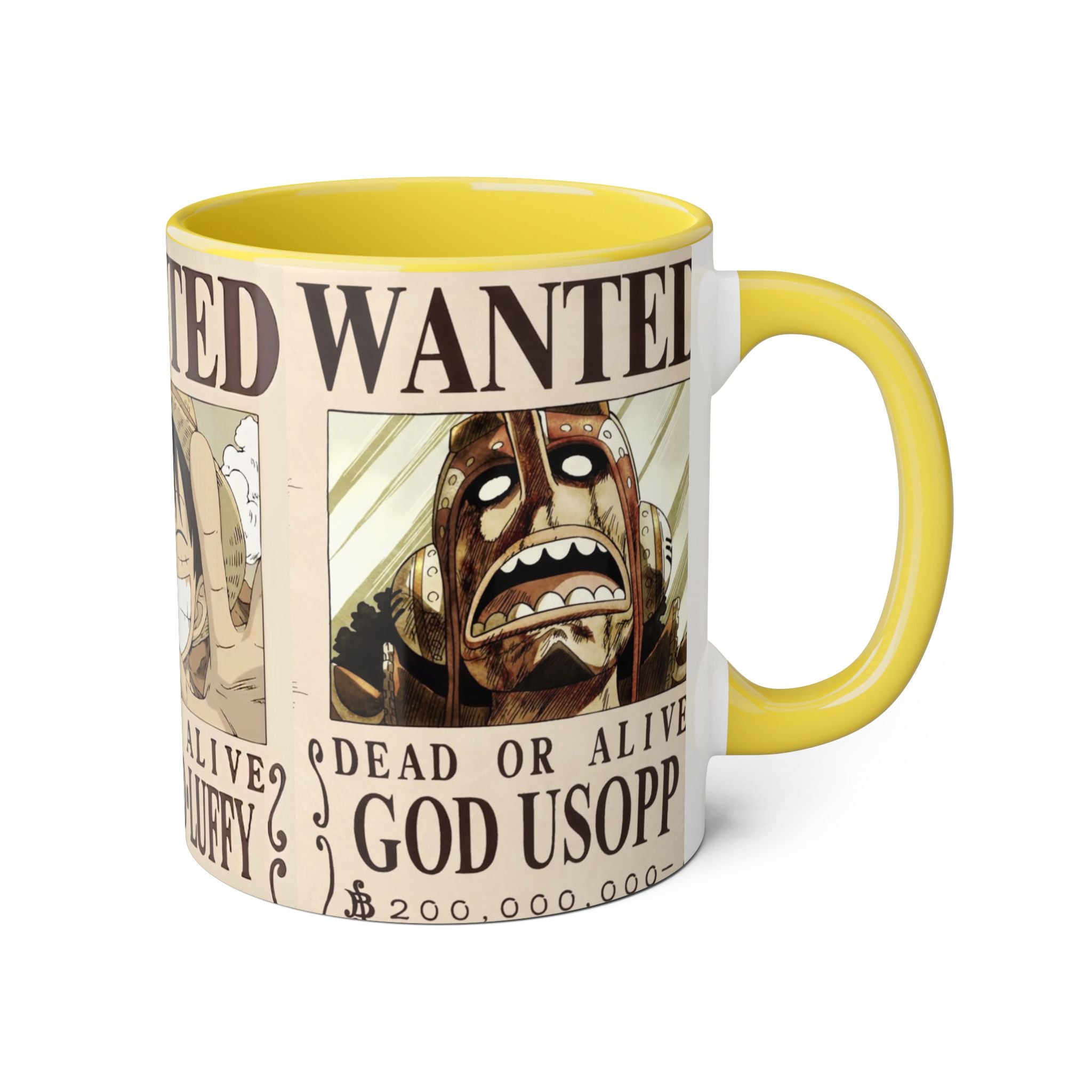 Anime Character Accent Mug - Perfect for Fans, Gift for Holidays, Collectible, Coffee Lovers, Unique Home Decor