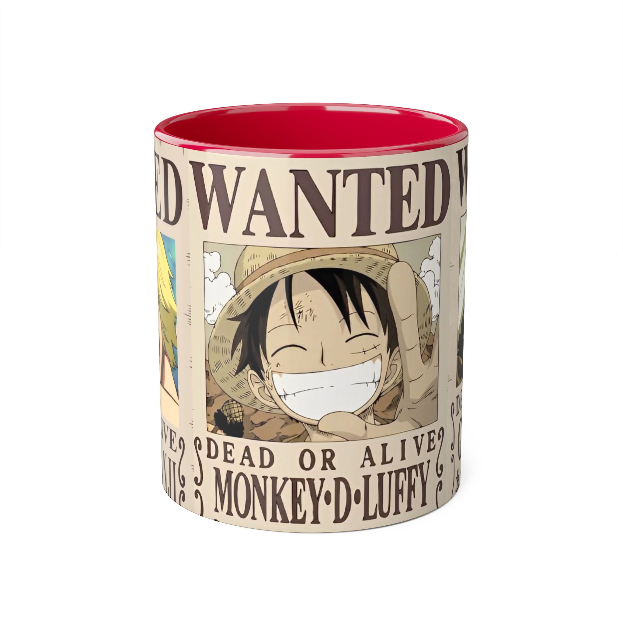 Anime Character Accent Mug - Perfect for Fans, Gift for Holidays, Collectible, Coffee Lovers, Unique Home Decor