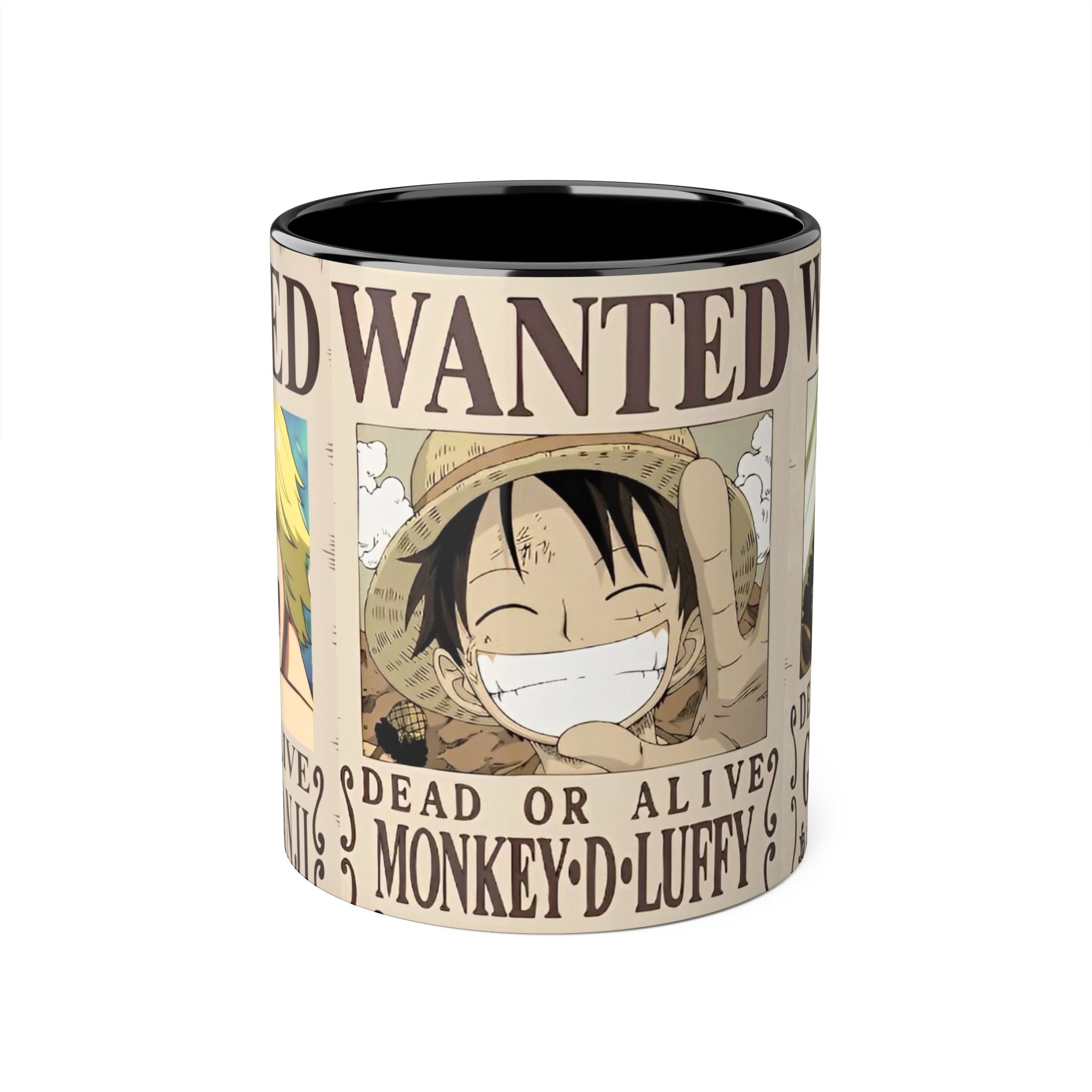 Anime Character Accent Mug - Perfect for Fans, Gift for Holidays, Collectible, Coffee Lovers, Unique Home Decor