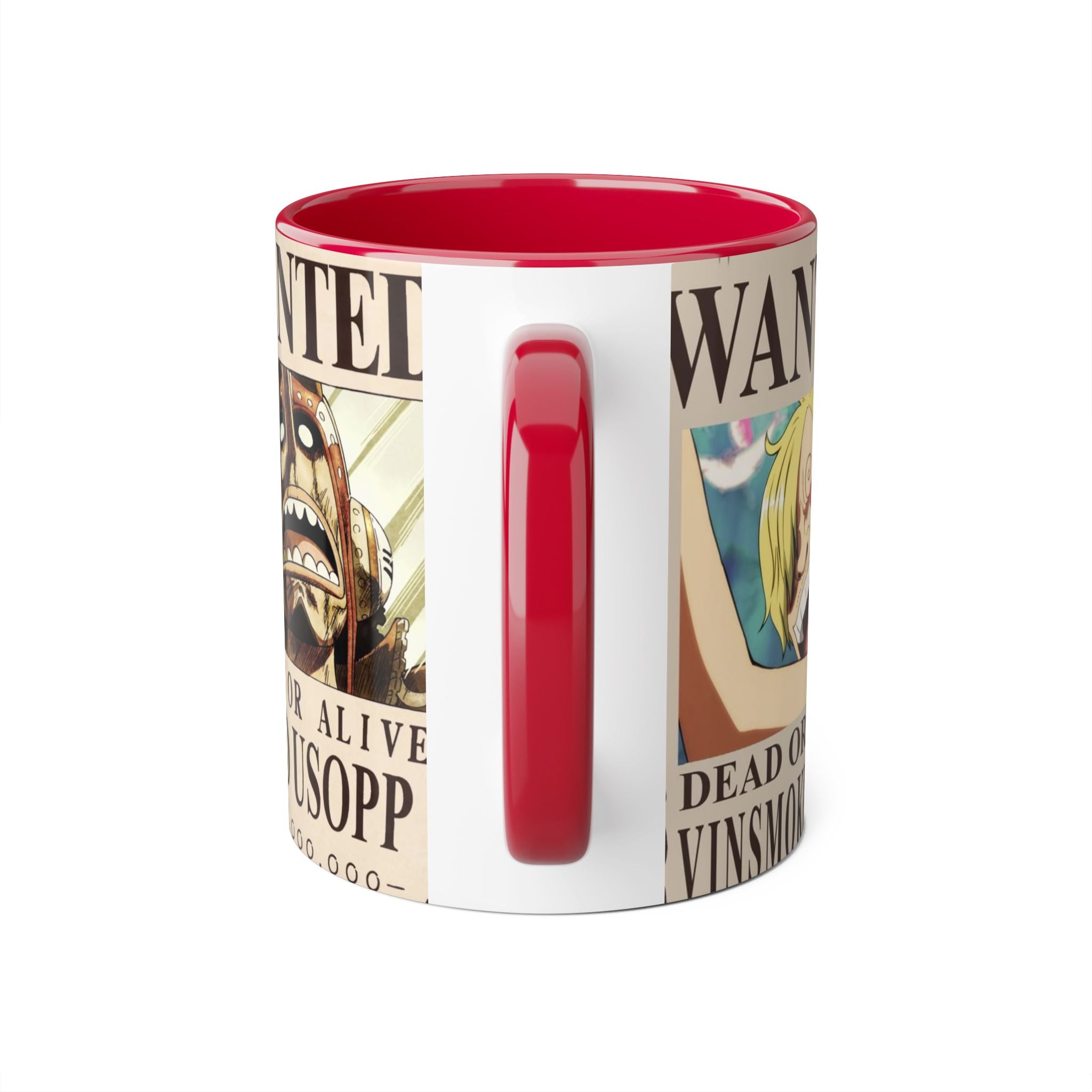 Anime Character Accent Mug - Perfect for Fans, Gift for Holidays, Collectible, Coffee Lovers, Unique Home Decor