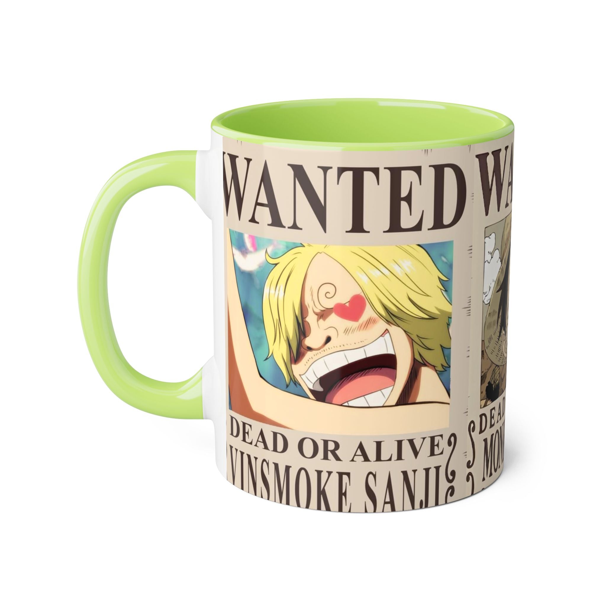 Anime Character Accent Mug - Perfect for Fans, Gift for Holidays, Collectible, Coffee Lovers, Unique Home Decor