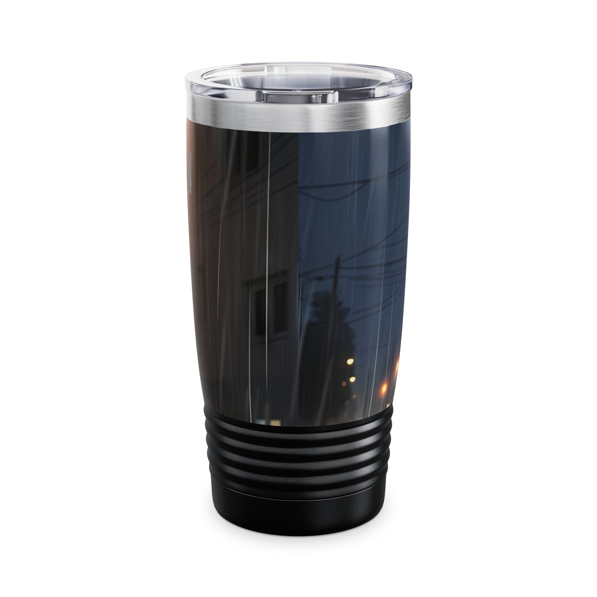 Anime Girl Ringneck Tumbler - 20oz, Travel Mug, Coffee Cup, Gift for Anime Lovers, Stylish Drinkware, Unique Anime Merchandise