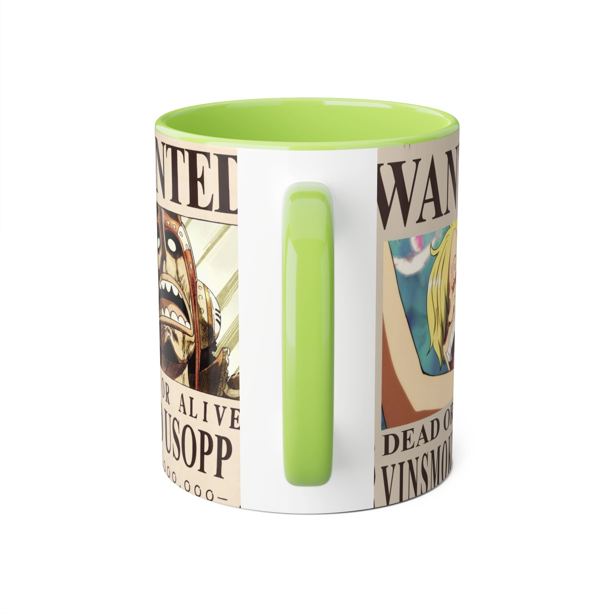 Anime Character Accent Mug - Perfect for Fans, Gift for Holidays, Collectible, Coffee Lovers, Unique Home Decor