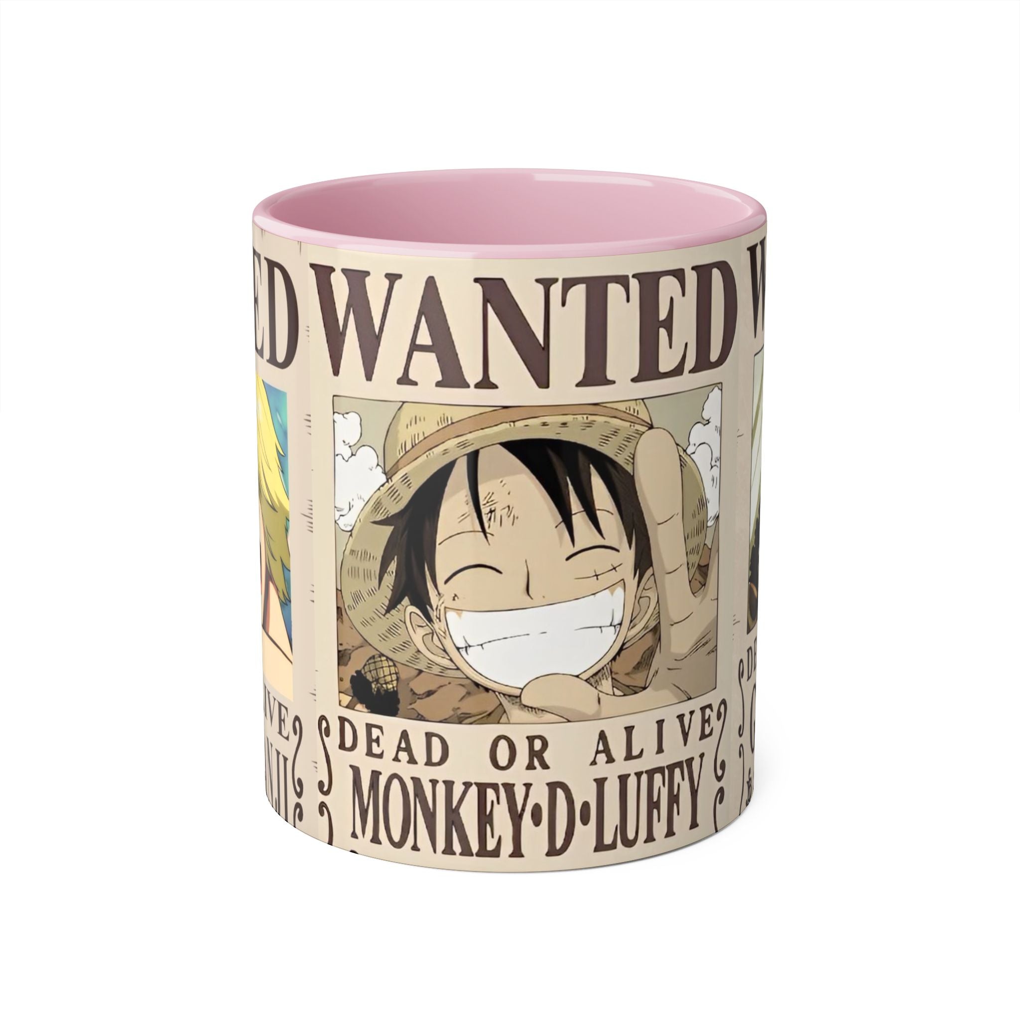 Anime Character Accent Mug - Perfect for Fans, Gift for Holidays, Collectible, Coffee Lovers, Unique Home Decor