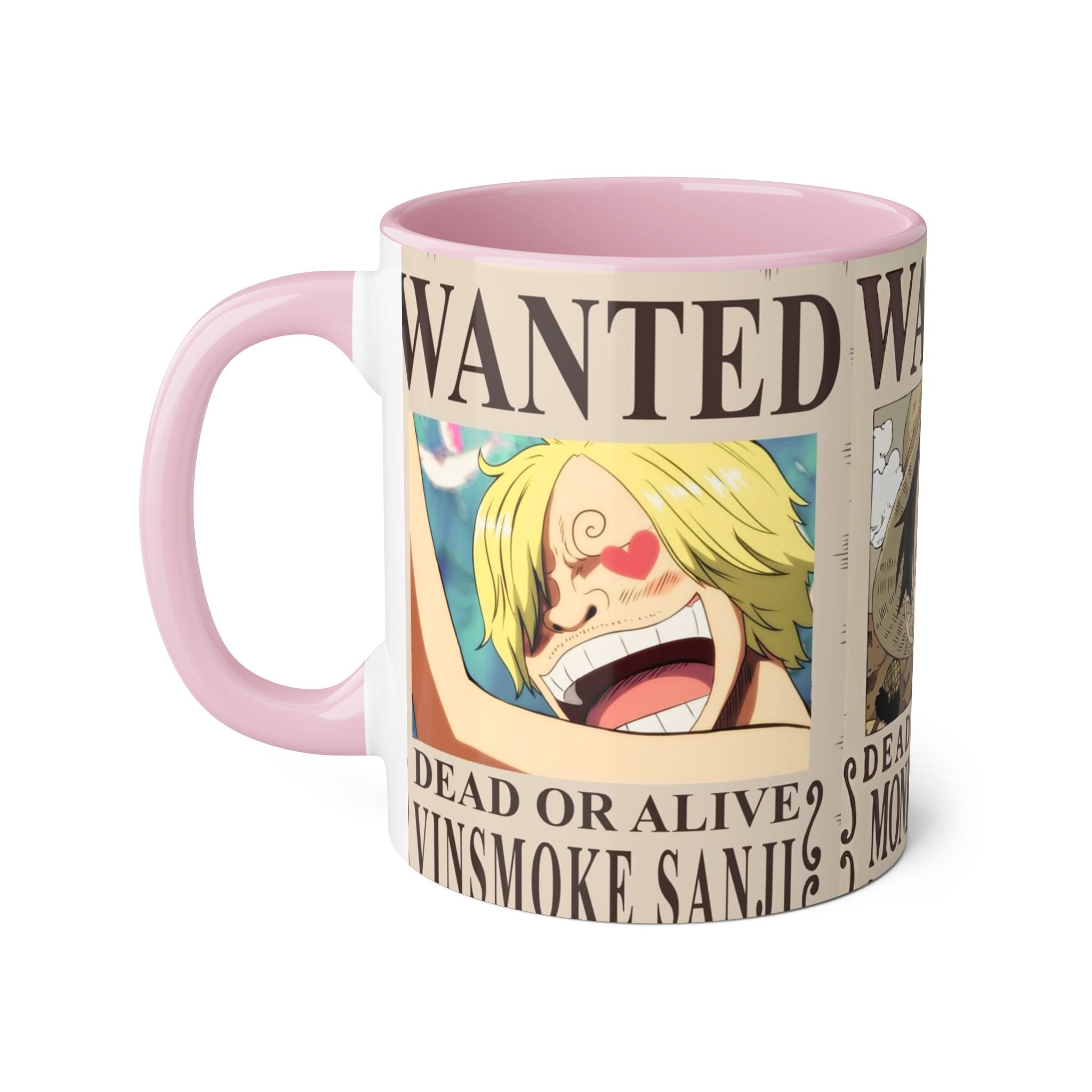 Anime Character Accent Mug - Perfect for Fans, Gift for Holidays, Collectible, Coffee Lovers, Unique Home Decor